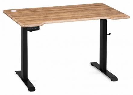 Компьютерный стол Маркос с механизмом подъема 120х75х75 дуб вотан / черный фото