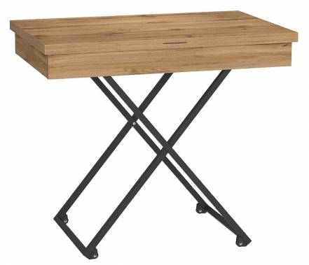 Стол универсальный трансформируемый Калифорния АНДРЭ Loft ЛДСП Дуб вотан/Дуб вотан фото