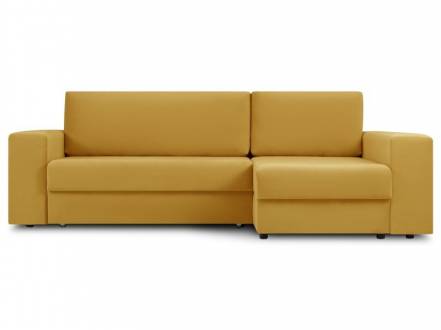 Диван угловой Мейлон Velvet Yellow фото