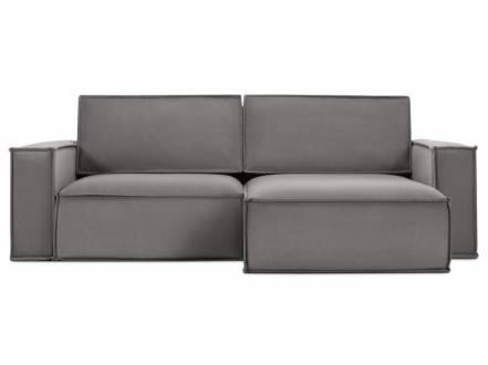 Диван угловой Эби-1 Velvet Grey фото