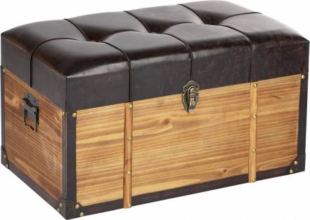 Пуф Сундук 70Х42Х40 Glasar 49 257B 6 фото