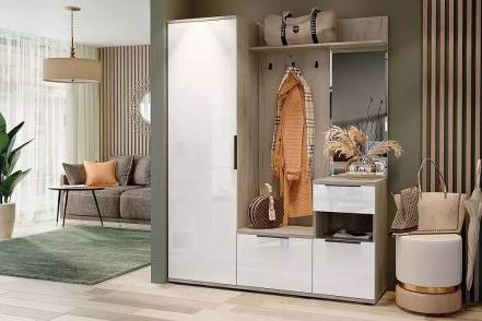 Прихожая Альянс 1 Крафт 1624 2042 433 фото