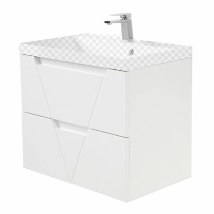 Тумба Belbagno Vittoria 700 2C So Bl P Bianco Lucido фото