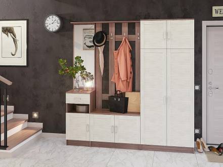 Прихожая Лофт 02 Nordic Oak фото