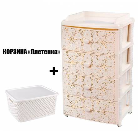 Комод Альтернатива М6839 Лаура 4 фото
