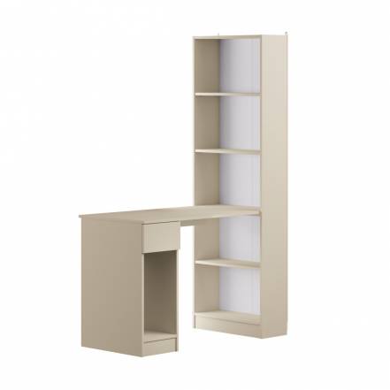 Шкаф комбинированный Лайт 10.01, сатин фото