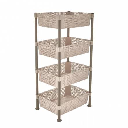 Полка Follow me Pearl Nostalgia 39,5х30х80 см в ассортименте фото