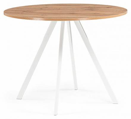 Стол деревянный Баргел 90х90х75 дуб вотан / белый photo Стол деревянный Баргел 90х90х75 дуб вотан / белый фото