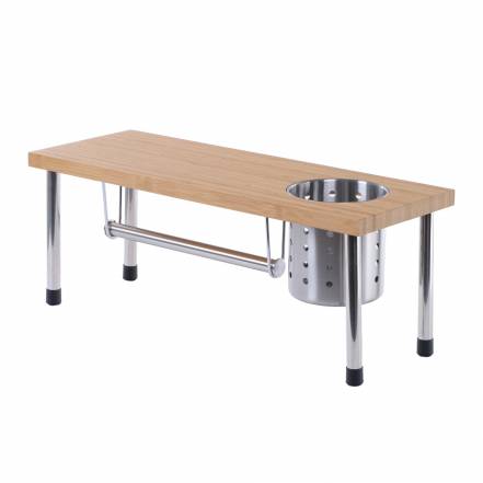 Полка кухонная для аксессуаров Kesper 50х21.5х20 см photo Полка кухонная для аксессуаров Kesper 50х21.5х20 см фото