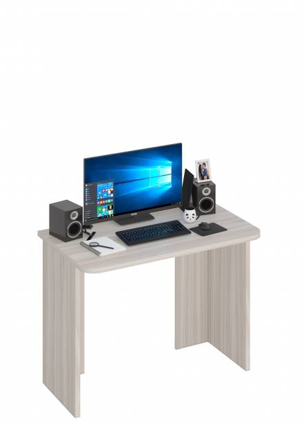 Стол Мэрдэс Скл Прям100Р Тумбы Карамель фото