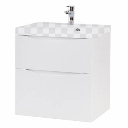 Тумба Belbagno Marino H60 600 2C So Bl P Bianco Lucido фото