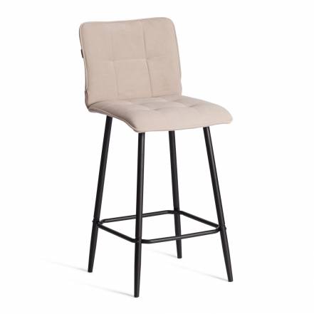 Полубарный стул TC Bari/Бари велюр, бежевый, 7, 42х55х99 см photo Полубарный стул TC Bari/Бари велюр, бежевый, 7, 42х55х99 см фото