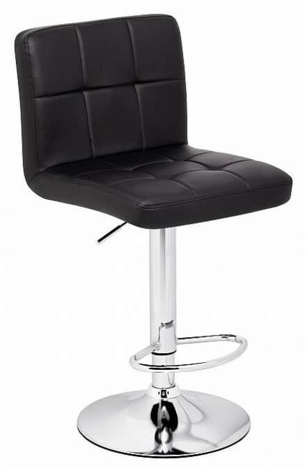 Барный стул Paskal black / chrome фото