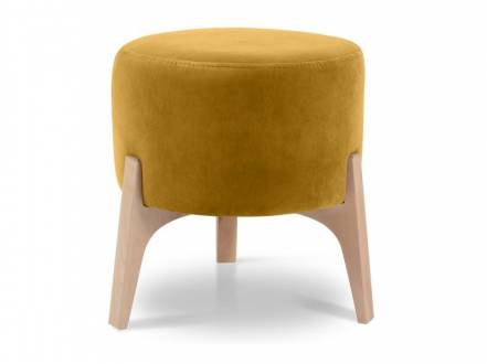 Пуф Лидо Velvet Yellow фото