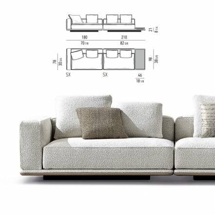 One Armrest Bianco Диван фото