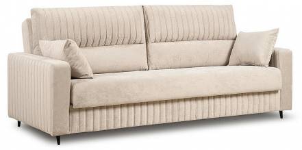 Диван-кровать Изабель Велюр Романс пебл (бежевый) ТД 738 фото