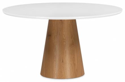 Стол деревянный Huge 120х75 white / brown photo Стол деревянный Huge 120х75 white / brown фото