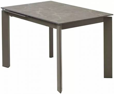 Стол Corner 120 Matt Latte Stone Solid Ceramic Taupe Disaur фото