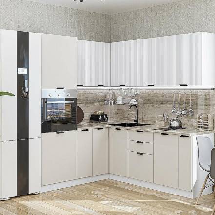 Кухня Евро Лайн 04 Агат 2140 1800 2150 600 фото