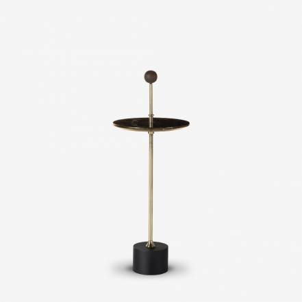 Sphere Emperador Glossy Brass Black Стол фото