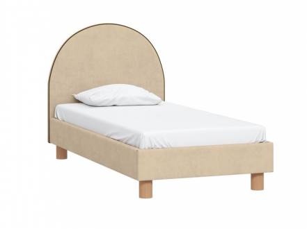 Кровать Лора 90 Velvet Sand photo Кровать Лора 90 Velvet Sand фото