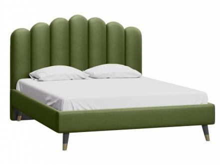 Кровать Лиель 160 Barhat Olive фото
