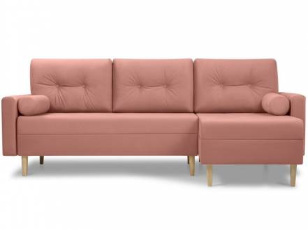 Диван угловой Нумо Velvet Pink фото