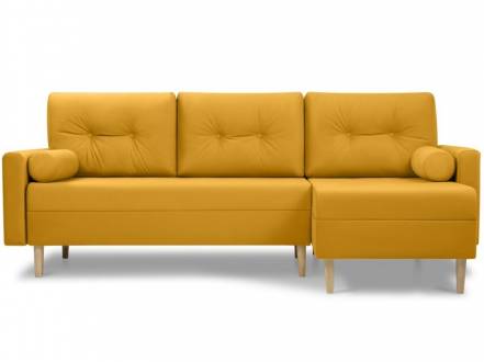 Диван угловой Нумо Velvet Yellow фото