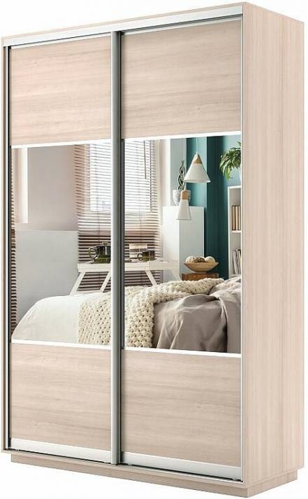 Шкаф Купе 2 Экспресс Комби 1400 photo Шкаф Купе 2 Экспресс Комби 1400 фото