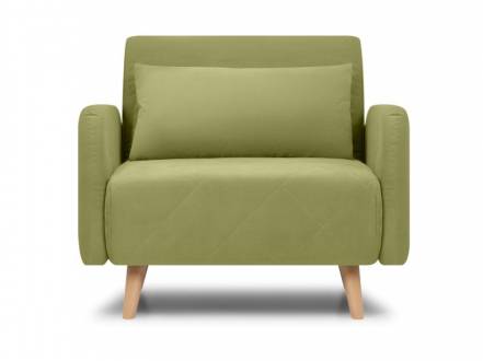 Кресло-кровать Кускен Velvet Lime фото