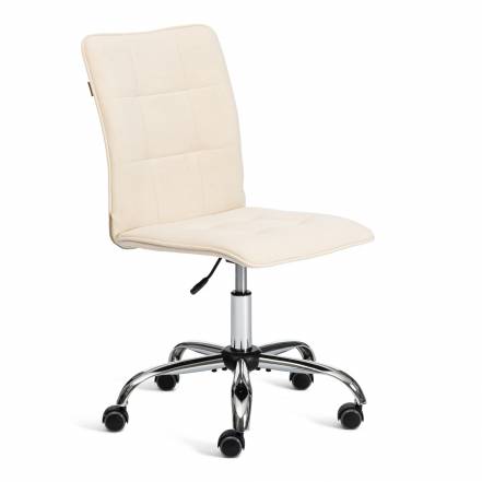 Кресло TC One флок, молочное 44х44х97,5 см photo Кресло TC One флок, молочное 44х44х97,5 см фото