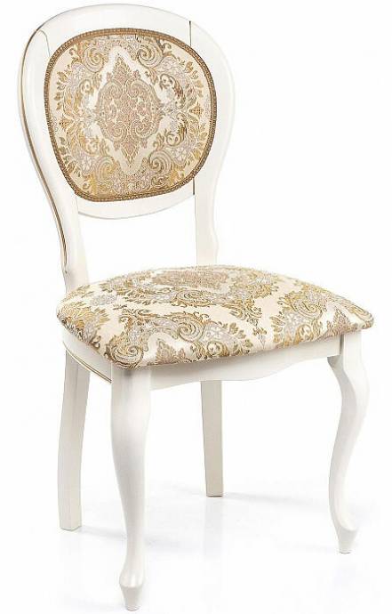 Стул деревянный Adriano молочный с патиной photo Стул деревянный Adriano молочный с патиной фото