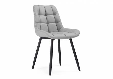 Стул Челси светло-серый graf 12/черный фото