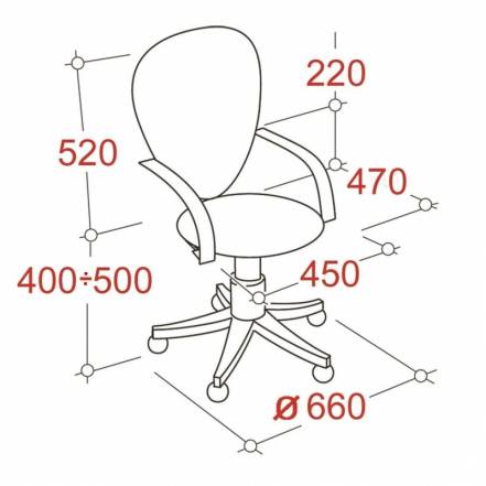 Кресло Vt Echair 304 Lt Tc Net фото