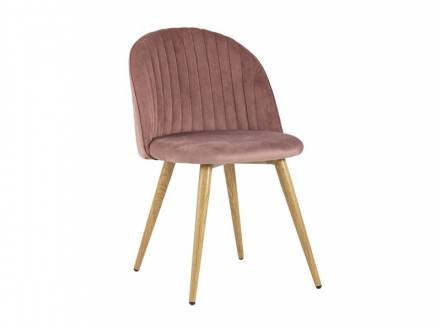 Стул Лион Stripes Velvet Pink photo Стул Лион Stripes Velvet Pink фото