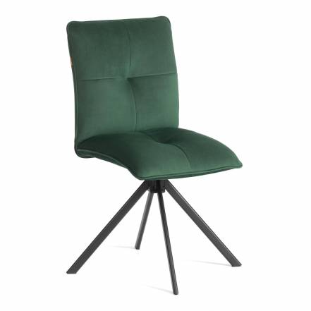 Стул обеденный TC Sweet поворотный механизм 360, велюр, Deep Forest (изумруд) фото