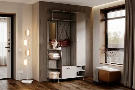 Прихожая Лика 2 1 2 Кашемир Крафт фото