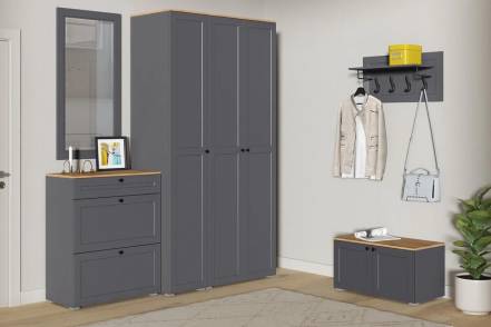 Прихожая Остин 2 Графит фото