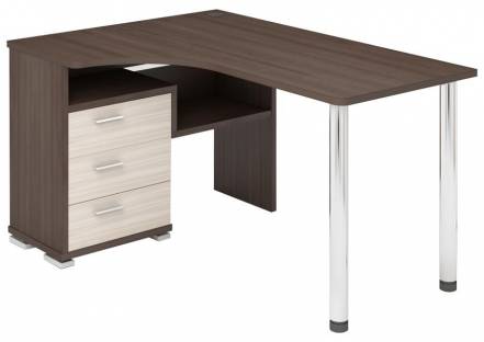 Стол Мэрдэс Ср 132С 140 Шамони Карамель Левосторонний фото