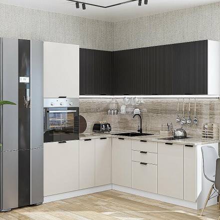 Кухня Евро Лайн 04 Агат 2140 1800 2150 600 фото