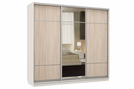 Шкаф Купе Классика Лайт 59 08 11 08 3 Цельный Профиль фото