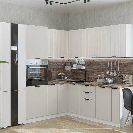 Кухня Евро Лайн 04 Агат 2140 1800 2150 600 фото