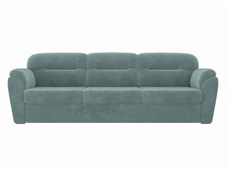 Диван прямой Бостон Велюр Бирюза фото