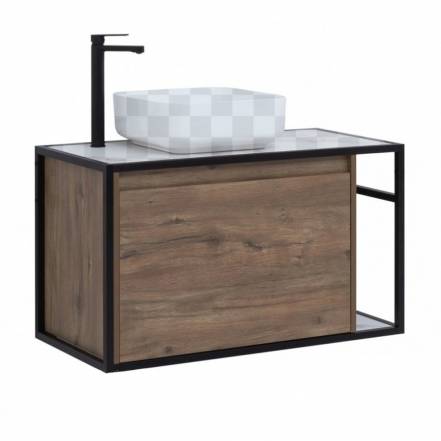 Тумба Aquanet Nova Lite Loft 90 L фото
