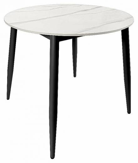 Стол Uni Form R 2B Sblack Matt Marble 727 800 800 фото