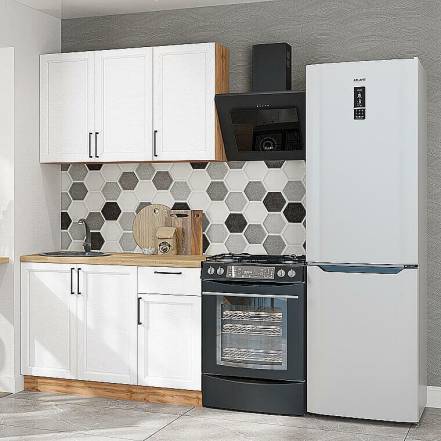 Кухня Сканди 05 Silkwood 2140 1200 600 фото