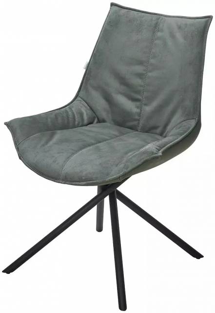 Стул ОСЛО Atmocfera 695 Зеленый / Orakul 695 Зеленый / Черный каркас M-City фото