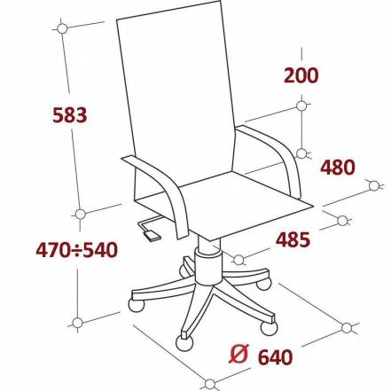 Кресло Bn Jl Руководителя Echair 702 T фото