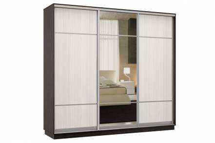 Шкаф Купе Классика Лайт 59 08 11 08 3 Цельный Профиль фото