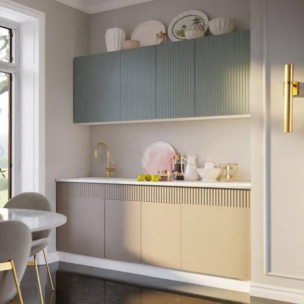 Кухня Оливия NEW 2,0м (490) (Шарли Бриз/Шарли Мокко, Белый (Антарес)) photo Кухня Оливия NEW 2,0м (490) (Шарли Бриз/Шарли Мокко, Белый (Антарес)) фото